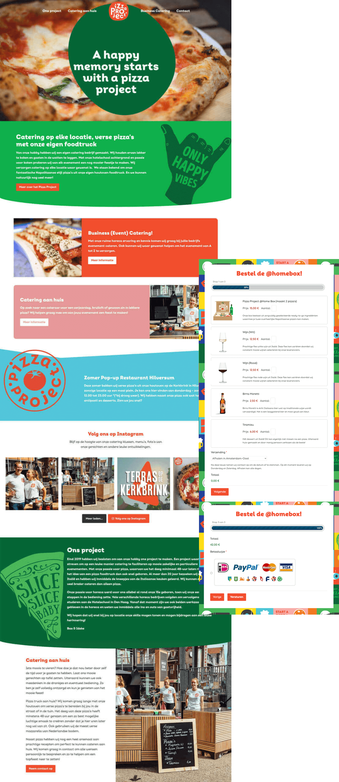 Website pizzaproject